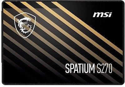MSI Spatium S270 SSD 480GB τύπου 2.5'' με σύνδεση SATA III S78-440E350-P83