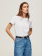 Pepe Jeans Feminin Tricou Alb