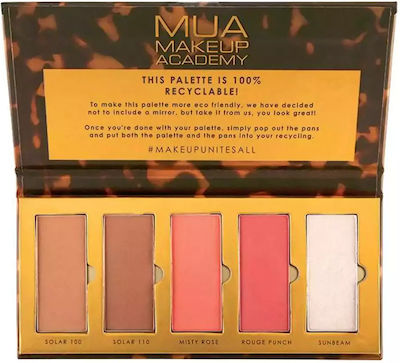 MUA Golden Hour Makeup Palette for the Face 15gr