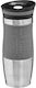 Stainless Steel Thermos Bottle 350ml Gray with Mouthpiece
