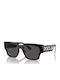 Dolce & Gabbana Мъжки Слънчеви Очила с Черна Пластмасова Рамка и Сиви Стъкла DG6184 501/87