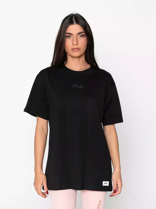 Doris Γυναικείο Oversized T-shirt Μαύρο