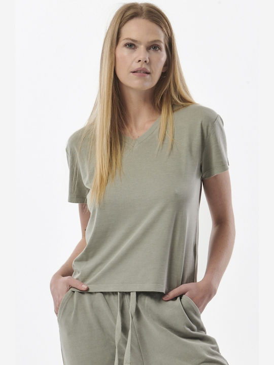 Damen T-Shirt Grau