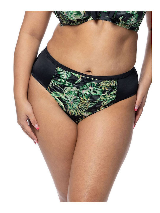 Dorina Kano Bikini Slip Hohe Taille Schwarz