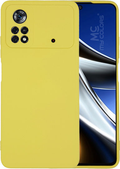 Sonique Back Cover Σιλικόνης Κίτρινο (Poco X4 Pro 5G)