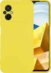 Sonique Back Cover Silicon Galben (Poco M5)