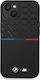 BMW Tricolor Back Cover Σιλικόνης Μαύρο (iPhone 14 Plus)