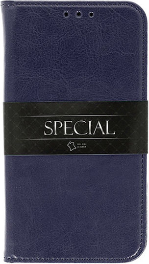 NetOne Italian Leather Book Piele artificială Albastru (Galaxy S20)