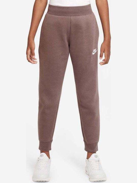 Nike Детско Долнище на анцуг Кафяв Sportswear