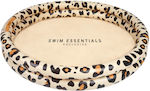 Swim Essentials Beige Leopard Παιδική Πισίνα PVC Φουσκωτή 100x100εκ.