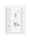 Klups Hard Changing Pad Mouse made of Fabric White 47x80cm