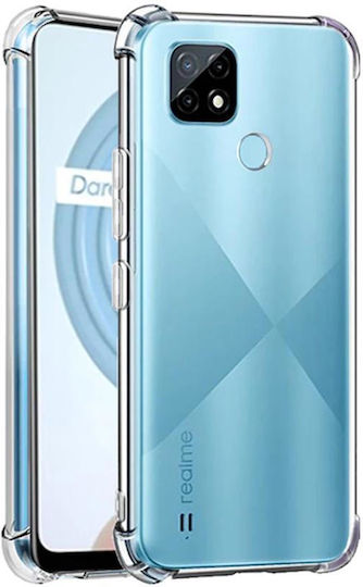 NetOne AntiShock Rückseite Umschlag Silikon 0,5 mm Transparent (Realme C21Y / C25Y)