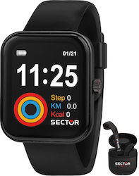 Sector S03 Gift Set Black Synthetic Strap