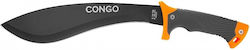 Joker Congo Machete Black with Blade made of Stainless Steel in Sheath