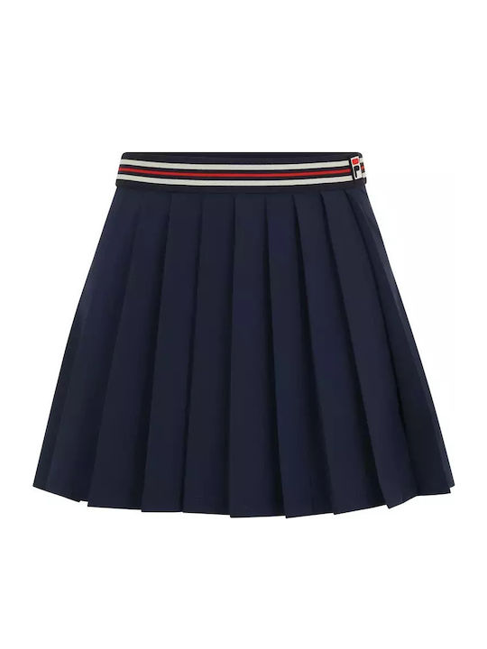 Hausten Πλισέ Mini Φούστα Navy Μπλε