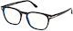 Tom Ford Plastic Eyeglass Frame Black FT5868-B/001