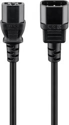 Goobay IEC C13 - IEC C13 Cable 0.5m Μαύρο 95124