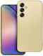 Forcell Umschlag Rückseite Kunststoff Gold (Galaxy A54)