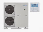 Panasonic Aquarea T-CAP Generation J Αντλία Θερμότητας 12kW Τριφασική 65°C Monoblock