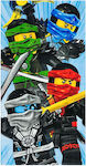 Lego Ninjago Prosoape de plajă pentru copii 140x70cm 012022