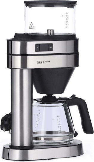 Severin Cafe Caprice Програмируема Филтър кафе машина 1580W Inox / Black Matt
