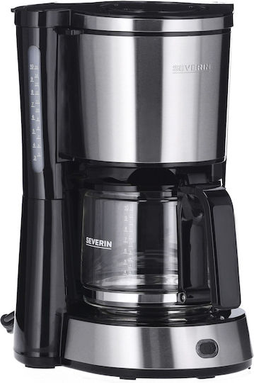 Severin Καφετιέρα Φίλτρου 1000W Silver / Black