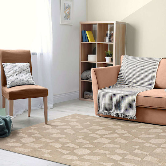 Beauty Home Σετ Μοντέρνα Χαλιά Κρεβατοκάμαρας Μπεζ 9953-ΣΕΤ 3τμχ