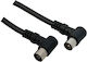 Bridge Cable Καλώδιο Κεραίας Coax male - Coax female Μαύρο 10m (30098C)