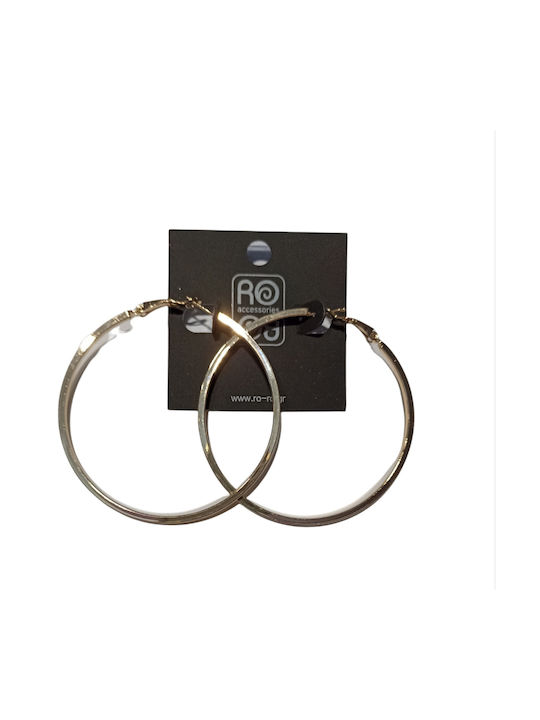 Ro-Ro Accessories Earrings Hoops made of Steel Gold Plated