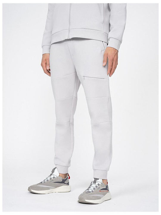 4F Jogginghose mit Gummizug Weiß