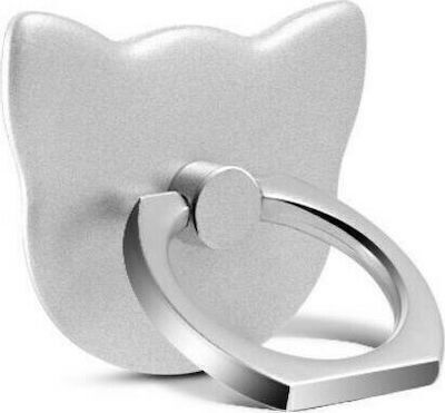 Mini Series Ring Holder Κινητού σε Ασημί χρώμα
