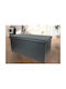 Stool Bench Stool With Storage Space Upholstered with Leatherette Black 76x38x38cm