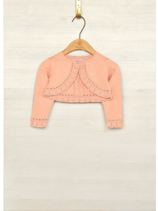 Abel & Lula Kids Bolero Knitted Pink