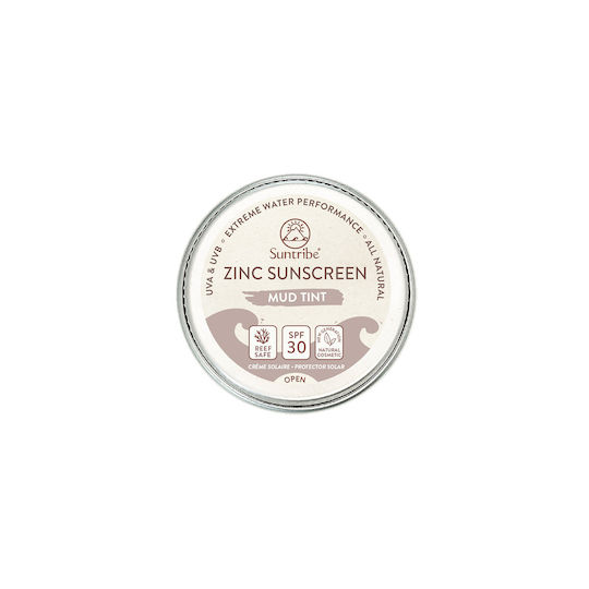 Suntribe Zinc Mud Tint Αντηλιακή Creme Gesicht SPF30 mit Farbe 15gr