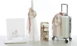 Bellissimo Μπαλάρινα Baptism Set with Theme Ballerina 7pcs