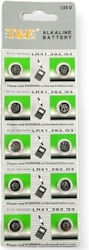 T&E Baterii Alkaline Pentru Ceasuri LR41 1.55V 10 Buc T&E Baterii Alkaline Pentru Ceasuri LR41 1.55V 10 Buc