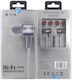 X-One K-004 In-Ear Freihändig Kopfhörer mit Stecker 3.5mm Gray
