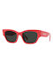 Celine Damen Sonnenbrille mit Rot Kunststoff Gestell und Gray Linse CL40197U-66A