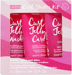 Umberto Giannini Curl Starter Kit Σετ Περιποίησης Μαλλιών για Όγκο 3τμχ