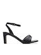 Seren65 Strap Leather Sandals Black