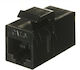 A-LAN WTM19 Σύνδεσμος Καλωδίων RJ45 Black 1τμχ WTM19