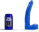 All Black All Blue Luis Ρεαλιστικό Dildo με Όρχεις Μπλε 21cm