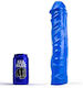 All Black Realistisches Dildo Blau 28cm