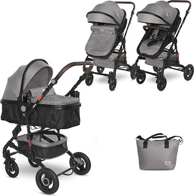 Lorelli Alba Premium 2 in 1 Adjustable 2 in 1 Baby Stroller Suitable for Newborn Gray 11.15kg