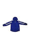 Kids' Casual Jacket Short Windproof with Hood Blue