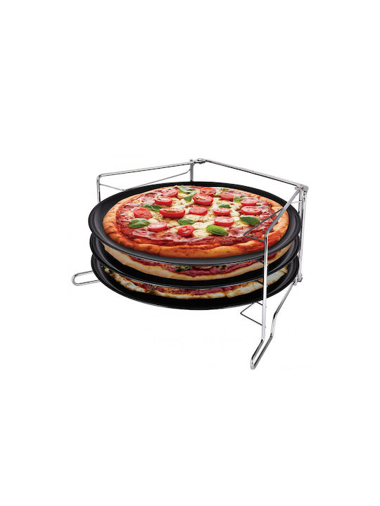 KING Hoff Aluminum Pizza Baking Pan with Non-stick Coating