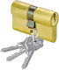 Cisa Lock Cylinder Security 75mm (30-45) Gold