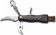 Joker JKR089 Swiss Army Knife Natural Wood with Sheath