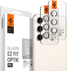 Spigen Optik Pro 2 Protecție Cameră Sticlă călită Cream pentru Galaxy S23 AGL06169