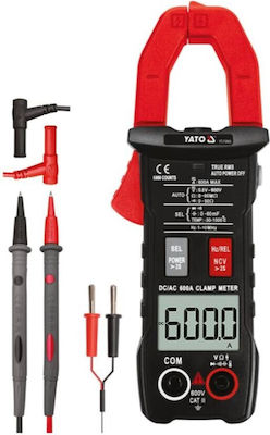 Yato Clamp Meter Digital 600A AC True RMS with Test Leads YT-73093